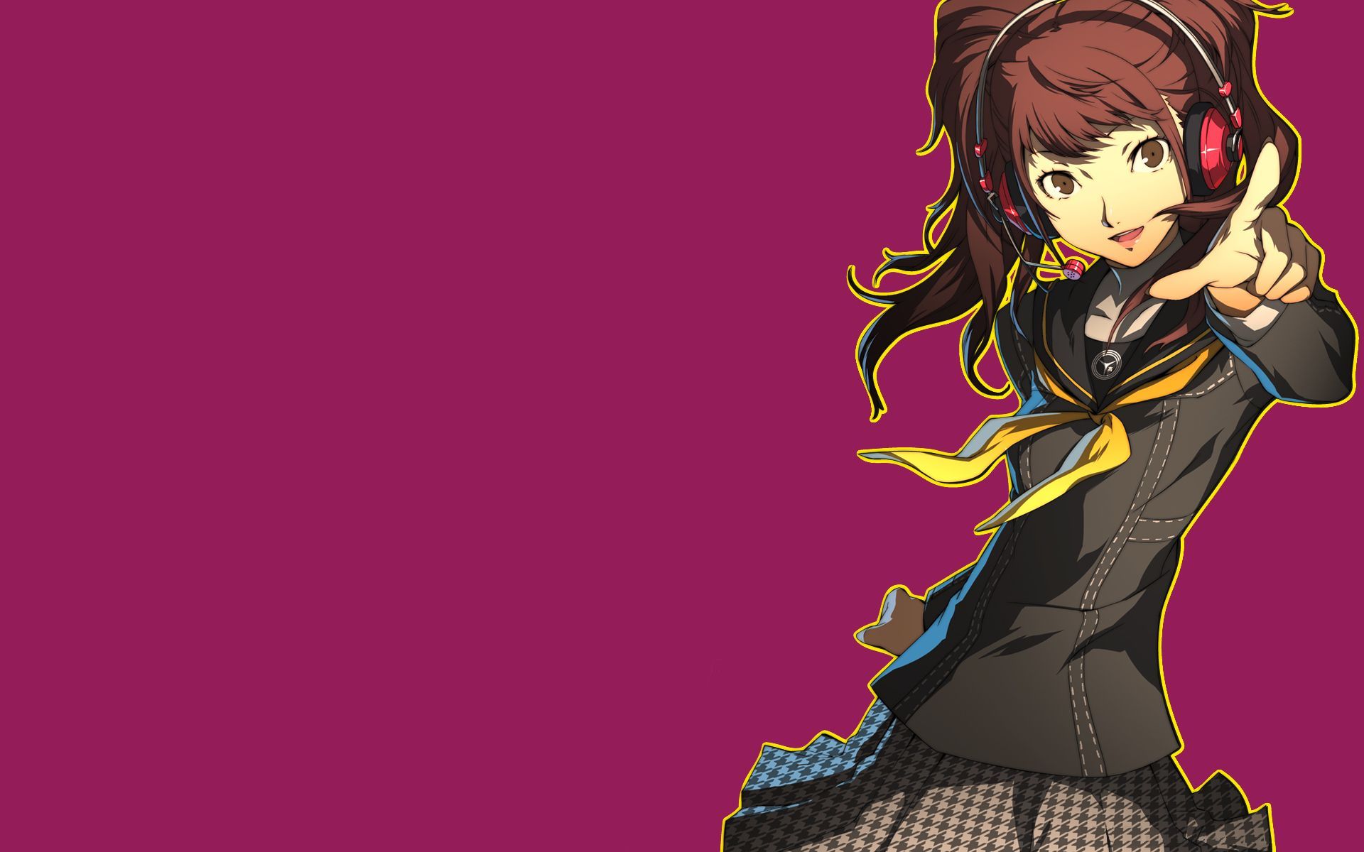 1920x1200 Desktop wallpaper: Rise Kujikawa, Video Game, Persona 4: Arena, Persona 4K free download for PC. 367866