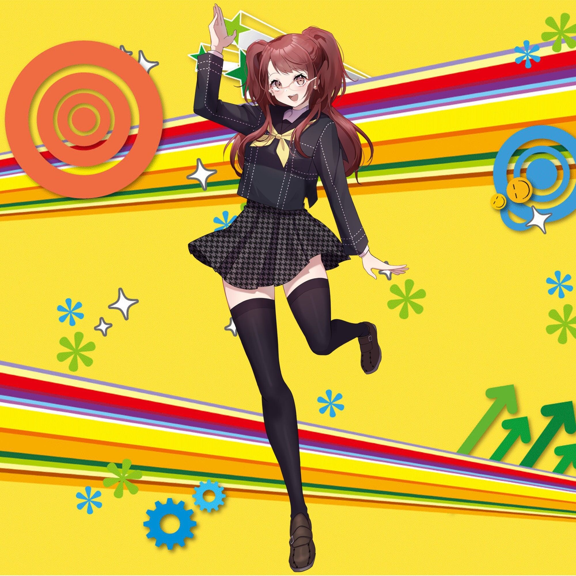 2000x2000 Rise Kujikawa Persona 4 Gloss Decal Sticker Anime JRPG Gamer