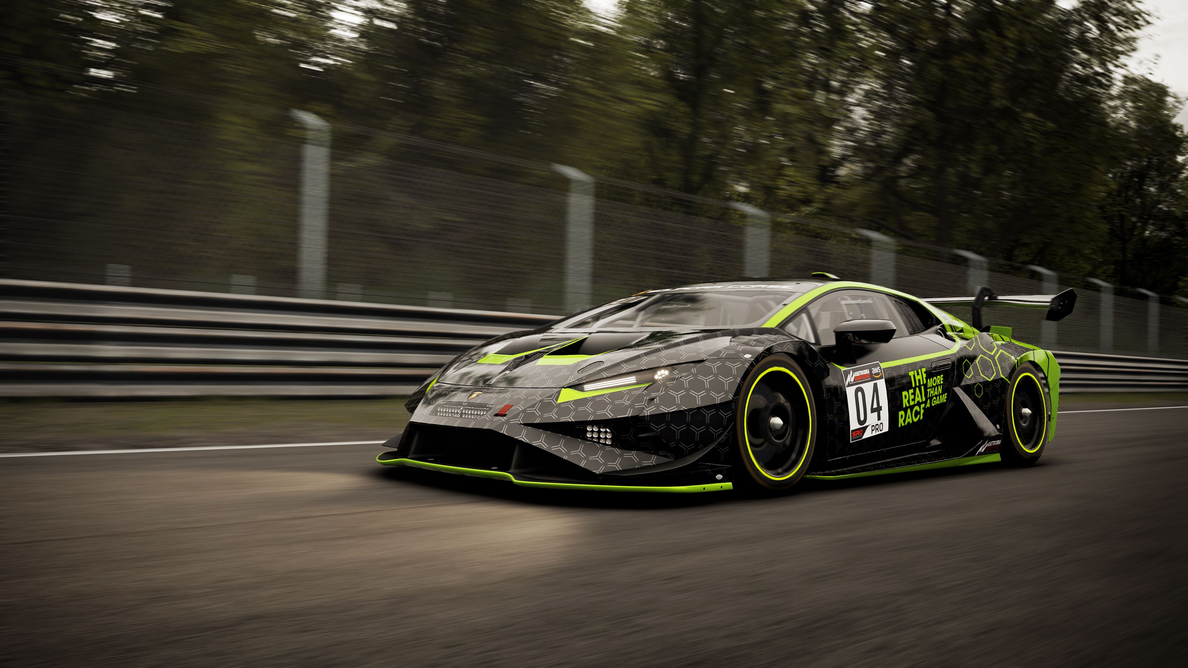 3840x2160 Lamborghini Huracán Super Trofeo EVO2 Wallpaper 4K, Lamborghini Esports