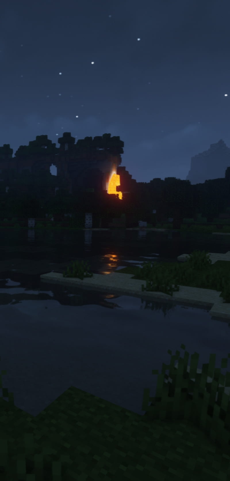 800x1674 Minecraft RTX Night, game, por, dark, games, do, HD phone wallpaper