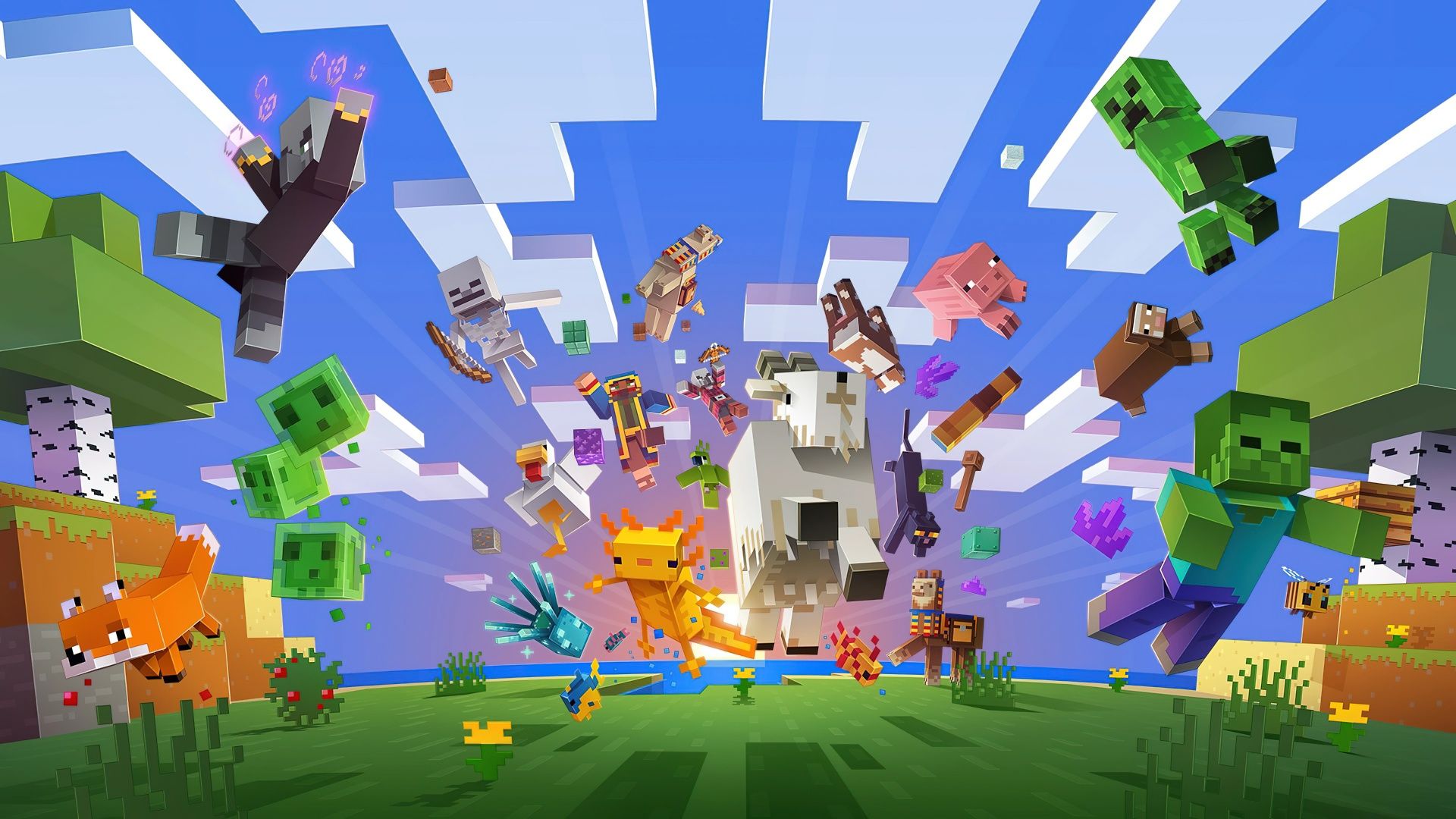 1920x1080 Minecraft Wallpaper 4K, Game poster, Video Game