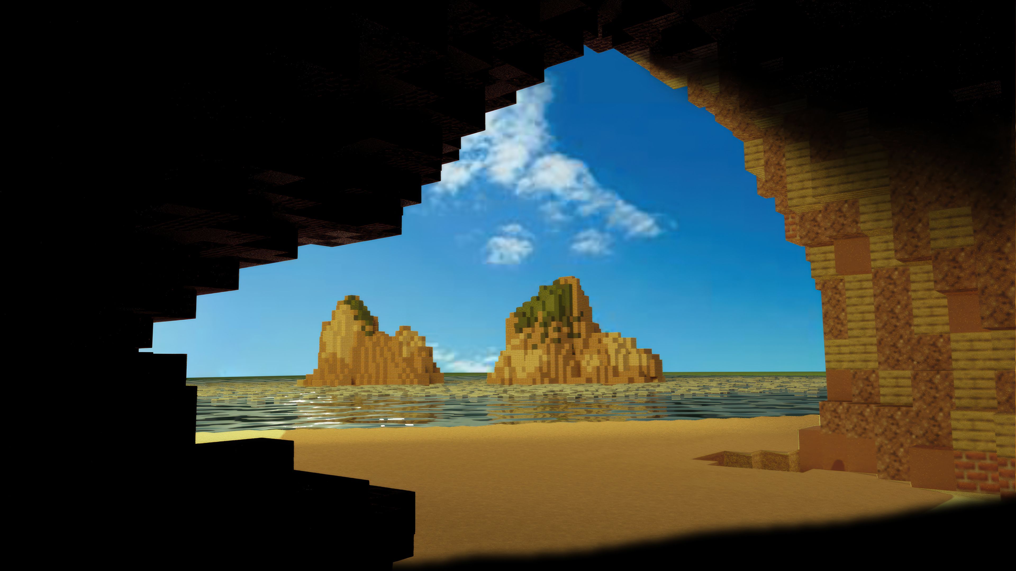 3840x2160 Minecraft Windows Background Wallpaper 4K HD PC a