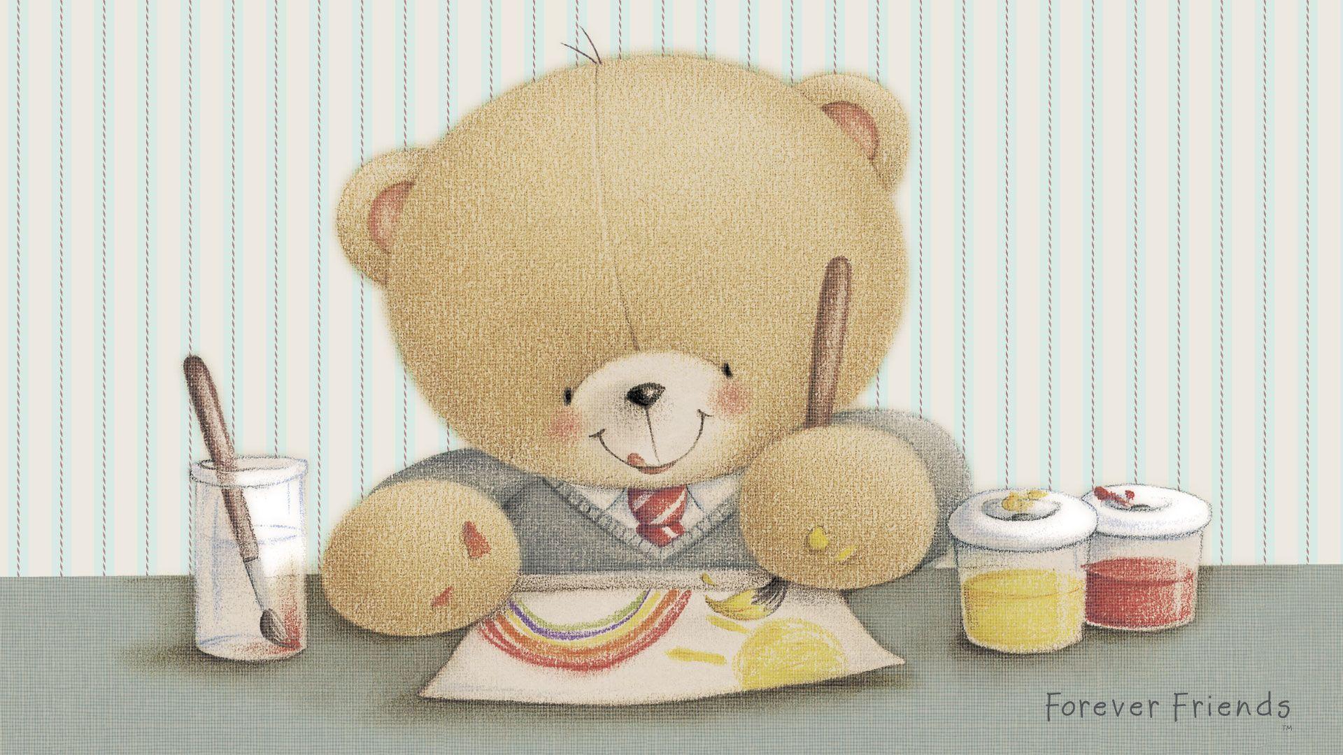 1920x1080 Best Forever Friends image. Friends forever, Cute bears