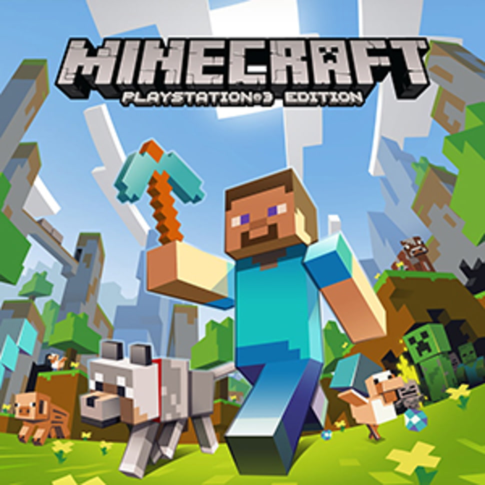 970x970 Minecraft poster HD wallpaper