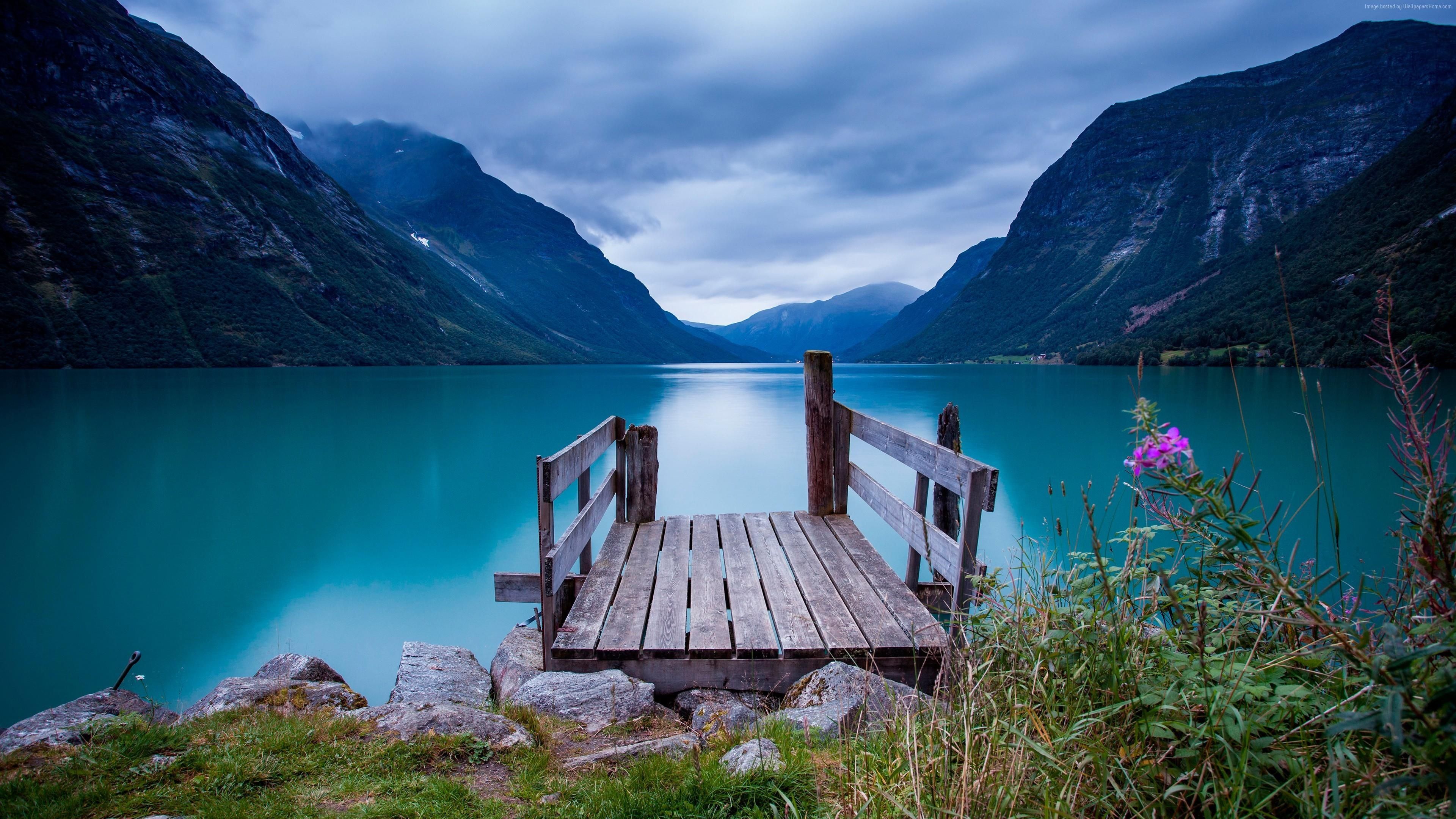 3840x2160 Norwegian Fjords Wallpaper