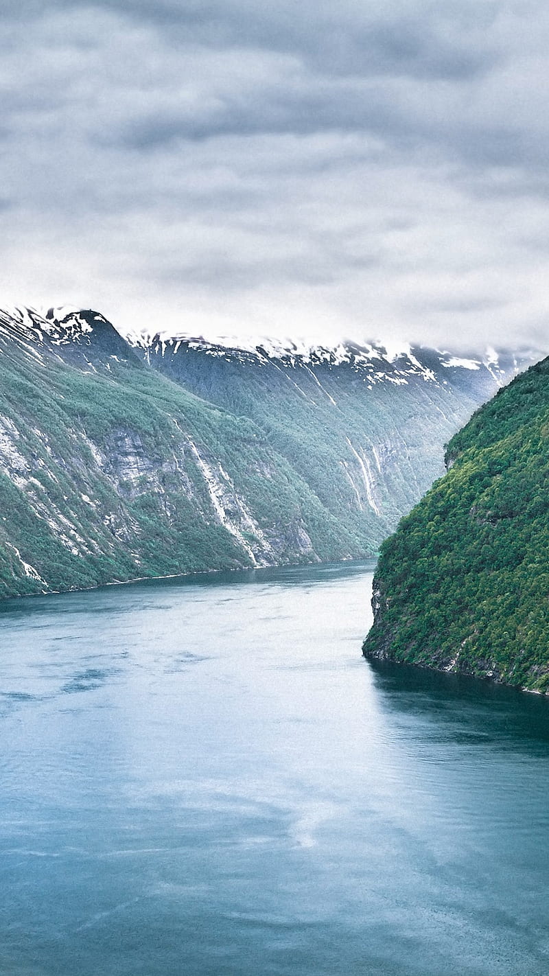 800x1422 Fjords in norway, lake, nature, greenery, HD phone wallpaper