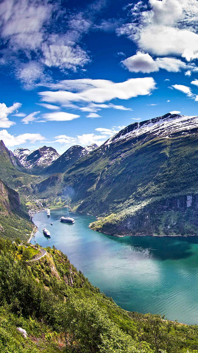 800x1422 Fjord, norway, HD phone wallpaper