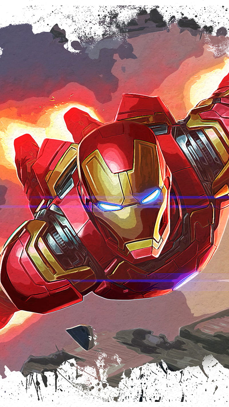 800x1422 Iron Man, iron man paint, iron man, love u 3000 times, marvel hero painting, HD phone wallpaper
