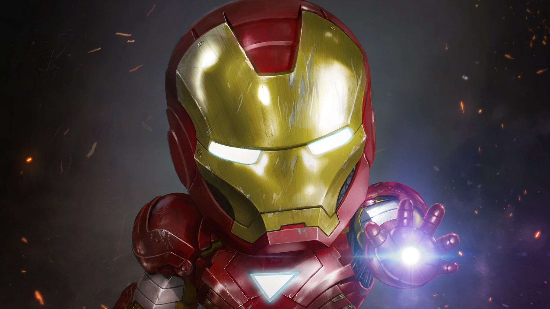 1920x1080 Iron Man Fan art 4K Wallpaper