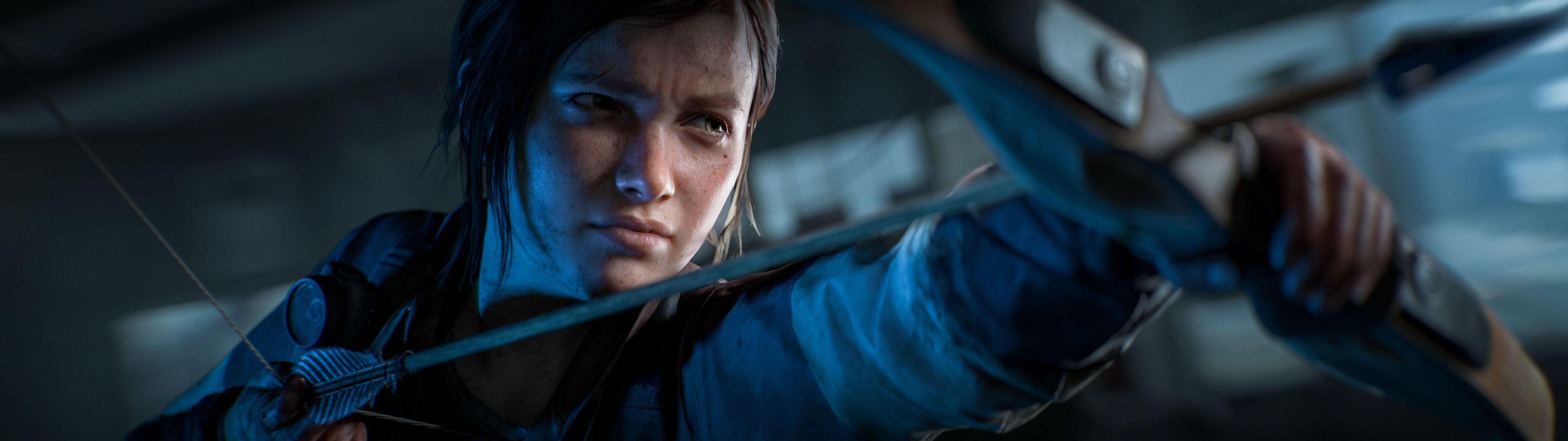 3840x1080 Ellie in The Last of Us Ultrawide 8K Wallpaper
