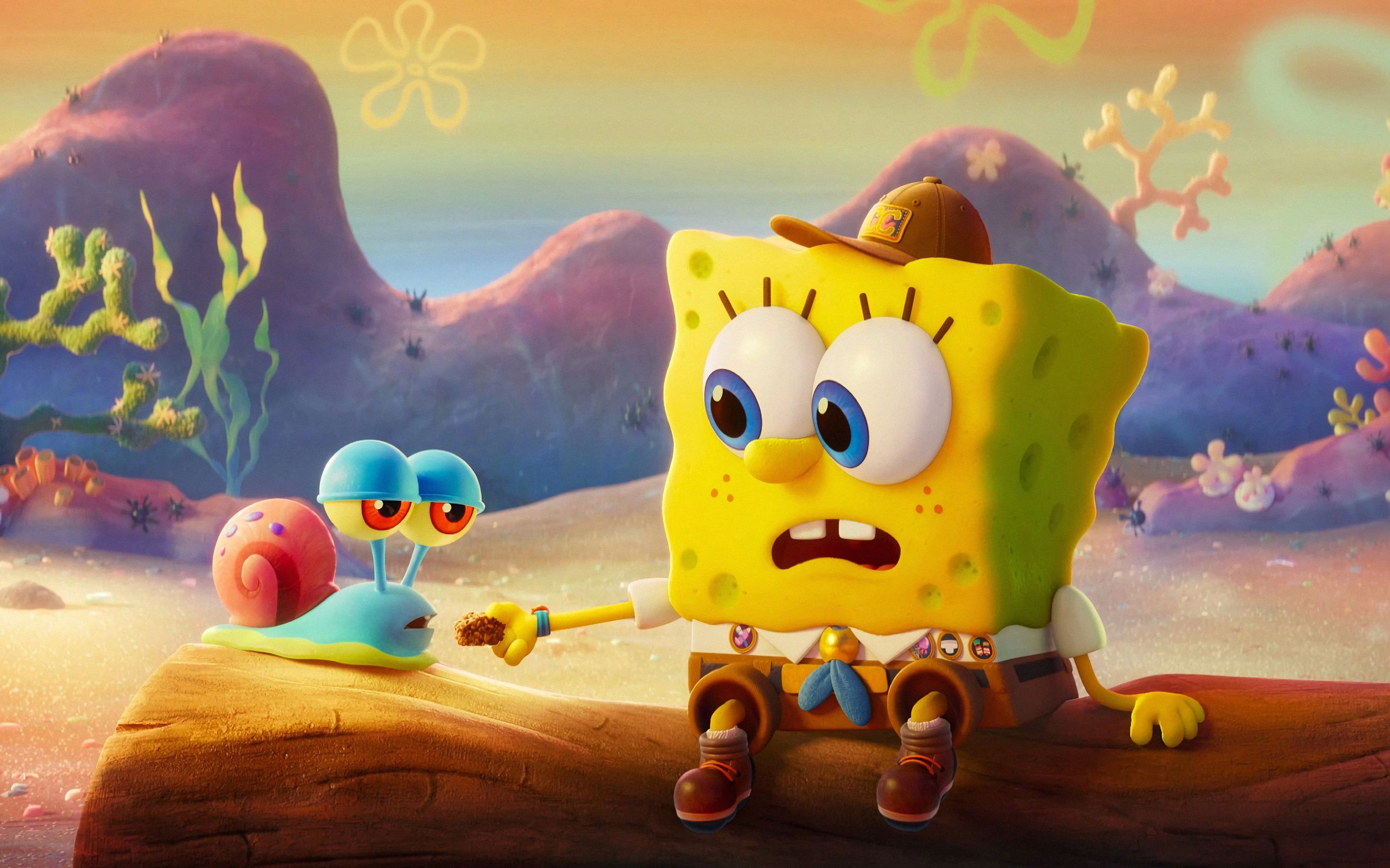 2560x1600 SpongeBob And Gary Cute 4k Wallpaper, 2560x1600 Resolution HD 4k Wallpaper, Image, Background, Photos and Picture