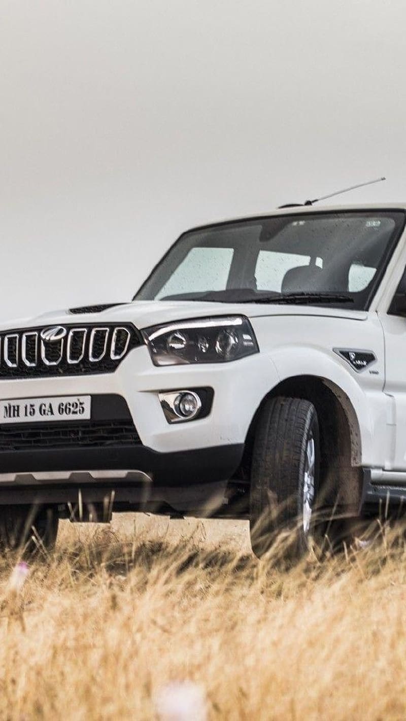 800x1421 New Scorpio.mahindra.black, new scorpio, black, mahindra, car, HD phone wallpaper