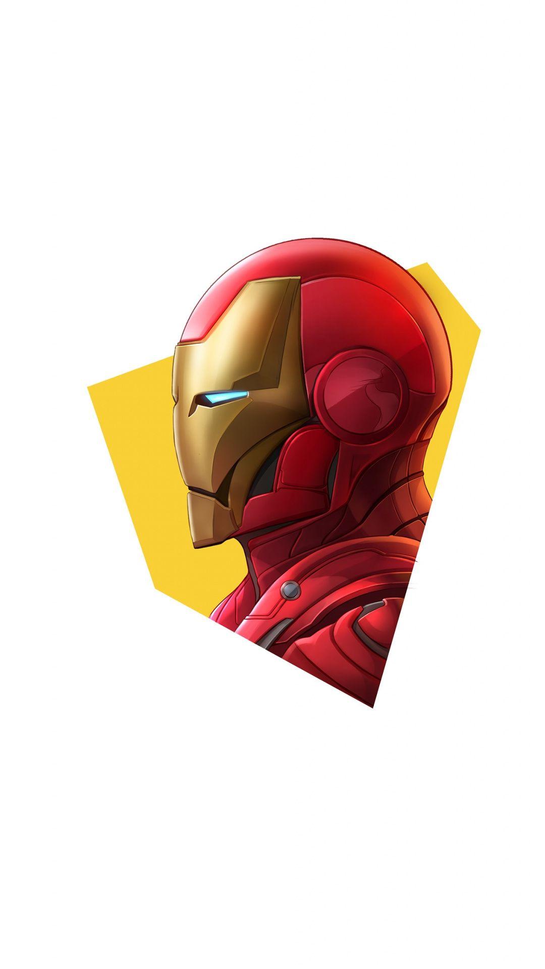 1080x1920 Iron man, simple and minimal, art wallpaper. Iron man, Art
