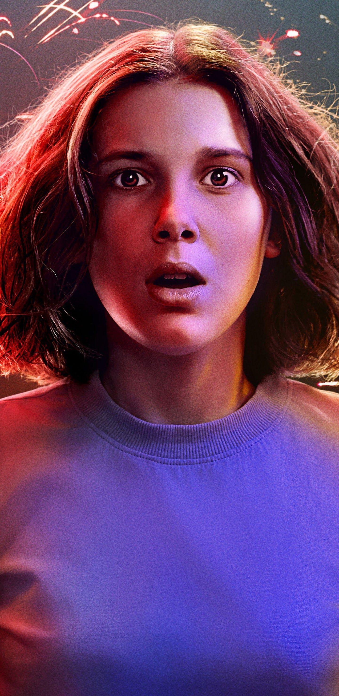 1440x2960 Stranger Things Season 3 Eleven 8K Wallpaper
