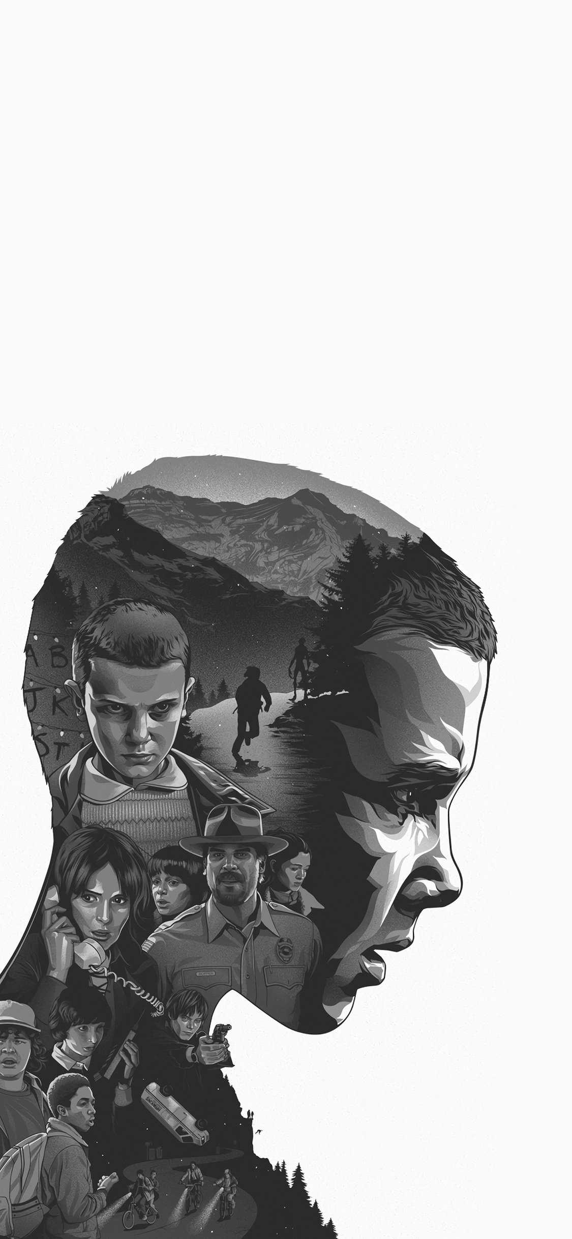 1125x2436 Stranger Things 4K Artwork HD Wallpaper (1125x2436)