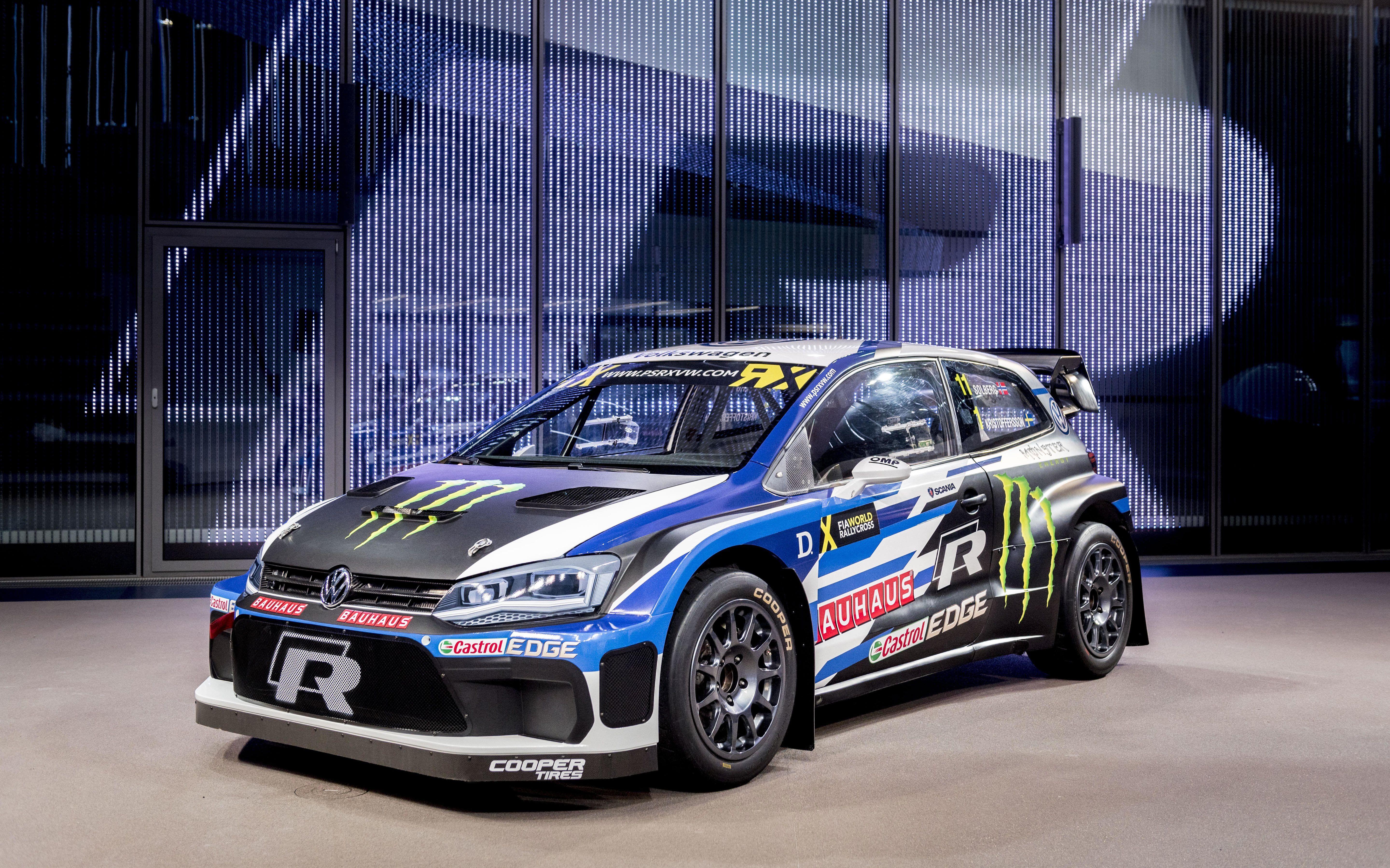 5760x3600 Download wallpaper Volkswagen Polo R, WRX, FIA World