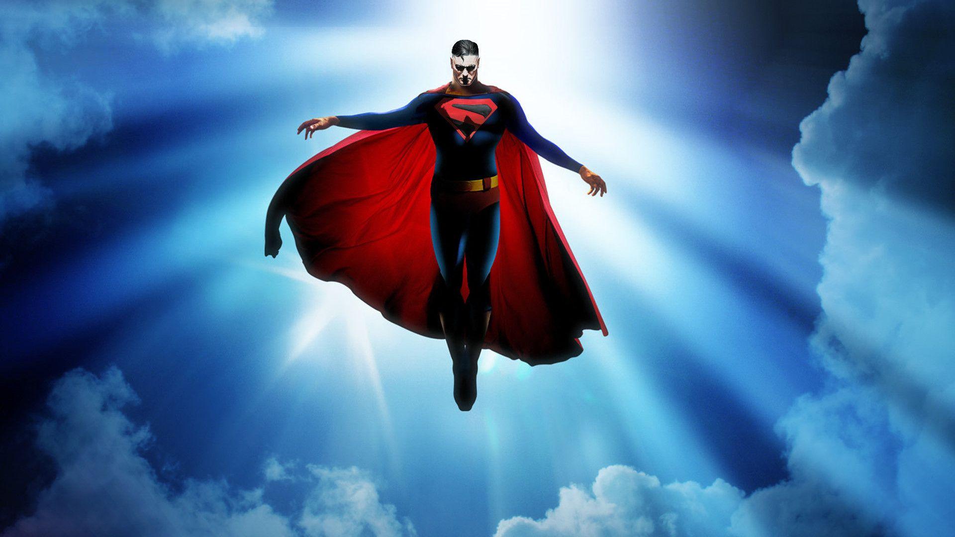 Superman Flying Wallpapers - Top Free Superman Flying Backgrounds -  WallpaperAccess