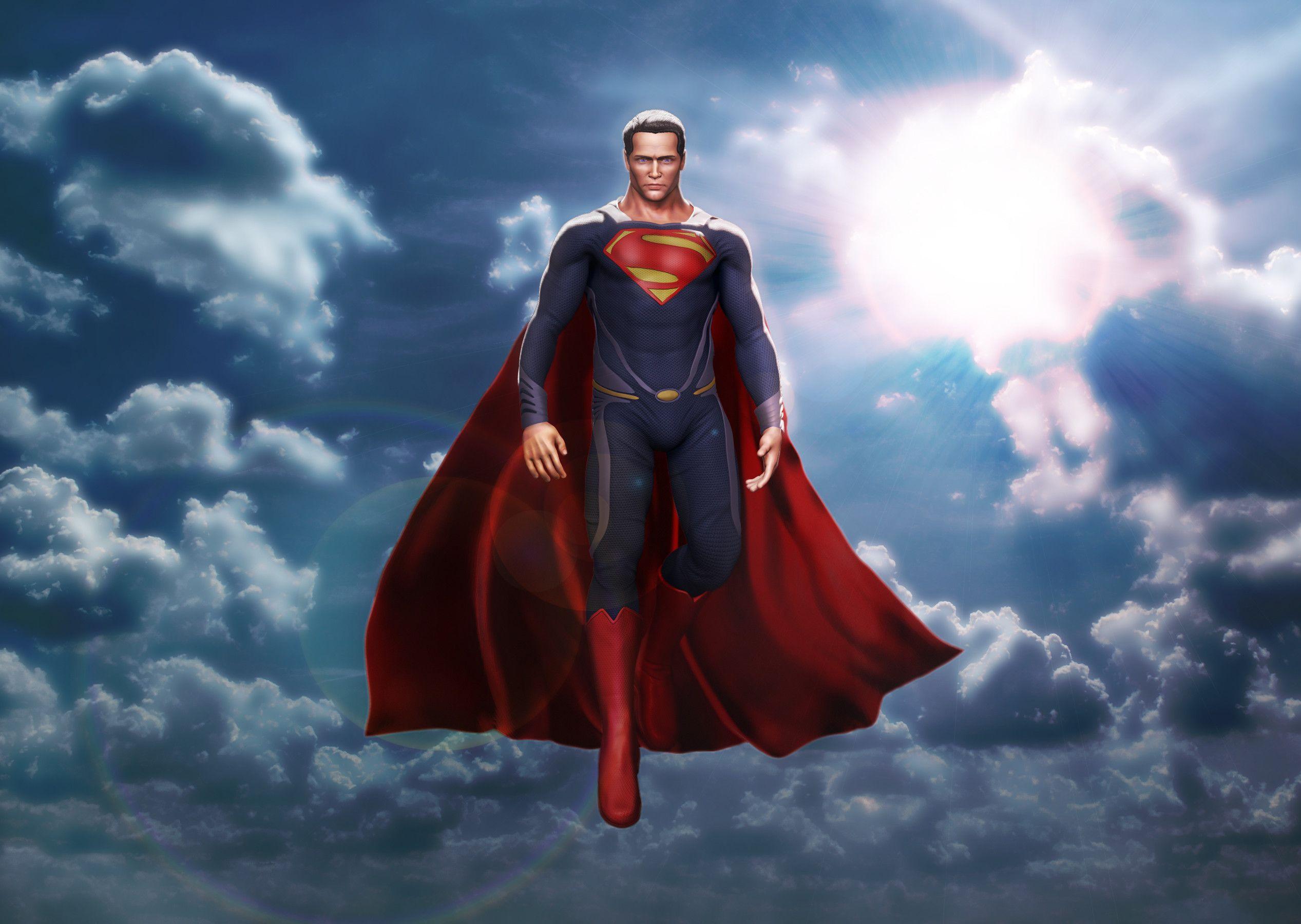 2534x1800 Man of Steel Superman Wallpaper