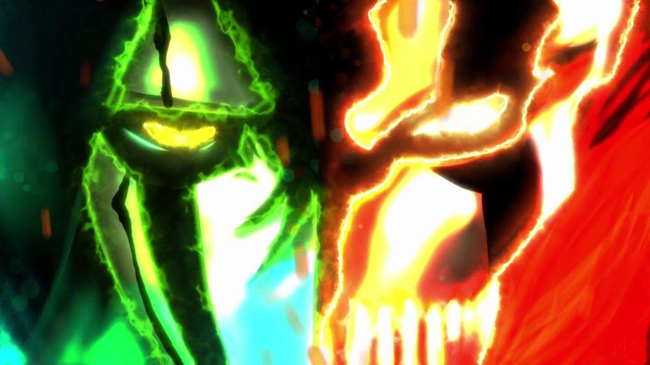 1280x720 Bleach] Ulquiorra and Ichigo Hollow Mask Animated for Live Wallpaper [Full HD]