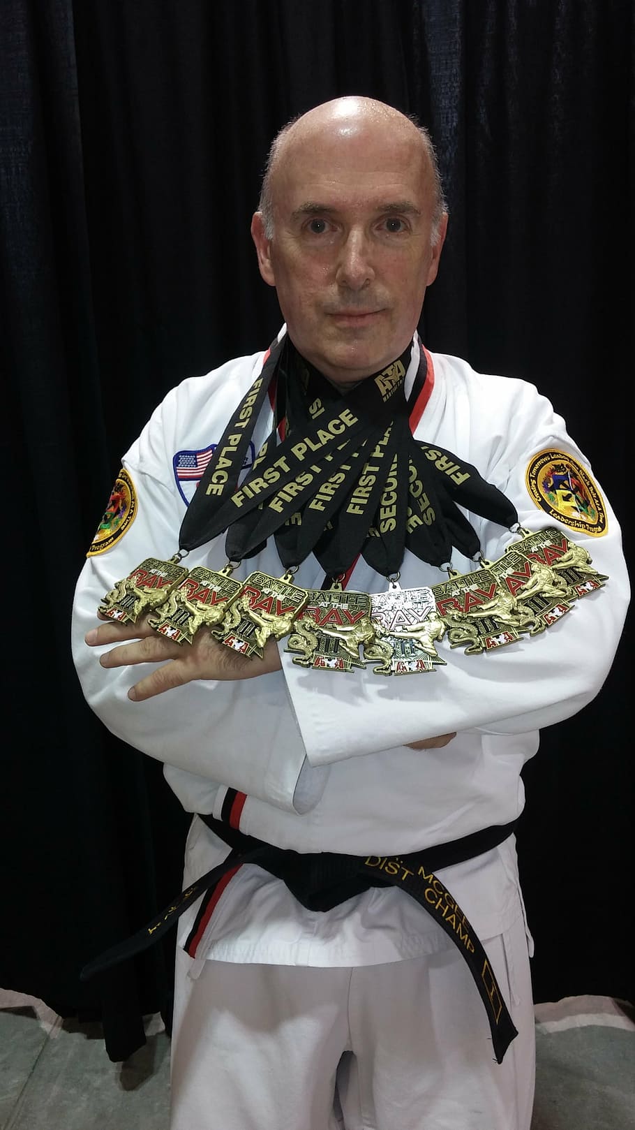 910x1618 HD wallpaper: taekwondo, karate, belt, martial, white, black, one person