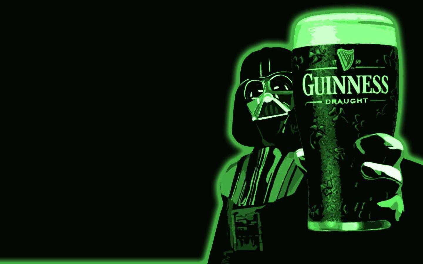1440x900 Beers Guinness Darth Vader funny wallpaperx900