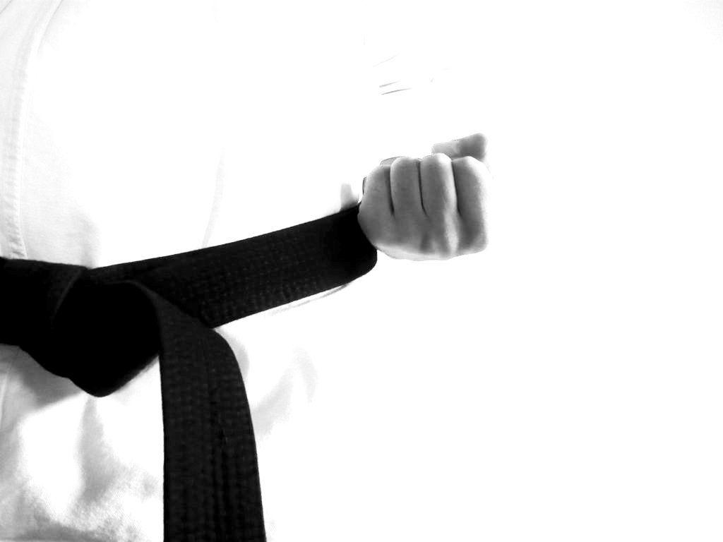 1024x768 Black Belt Wallpaper