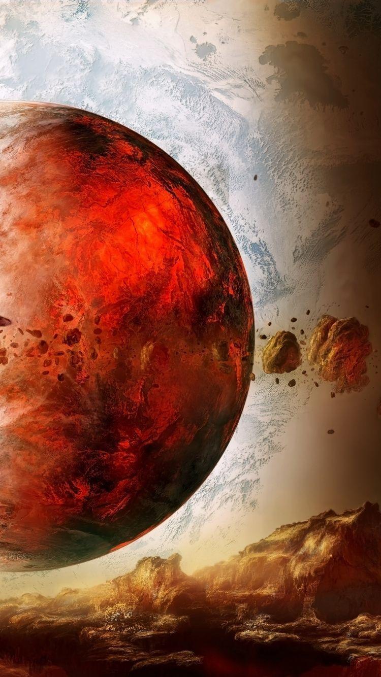 750x1334 Download 750x1334 Wallpaper Artist, Creative Arts, Cosmos