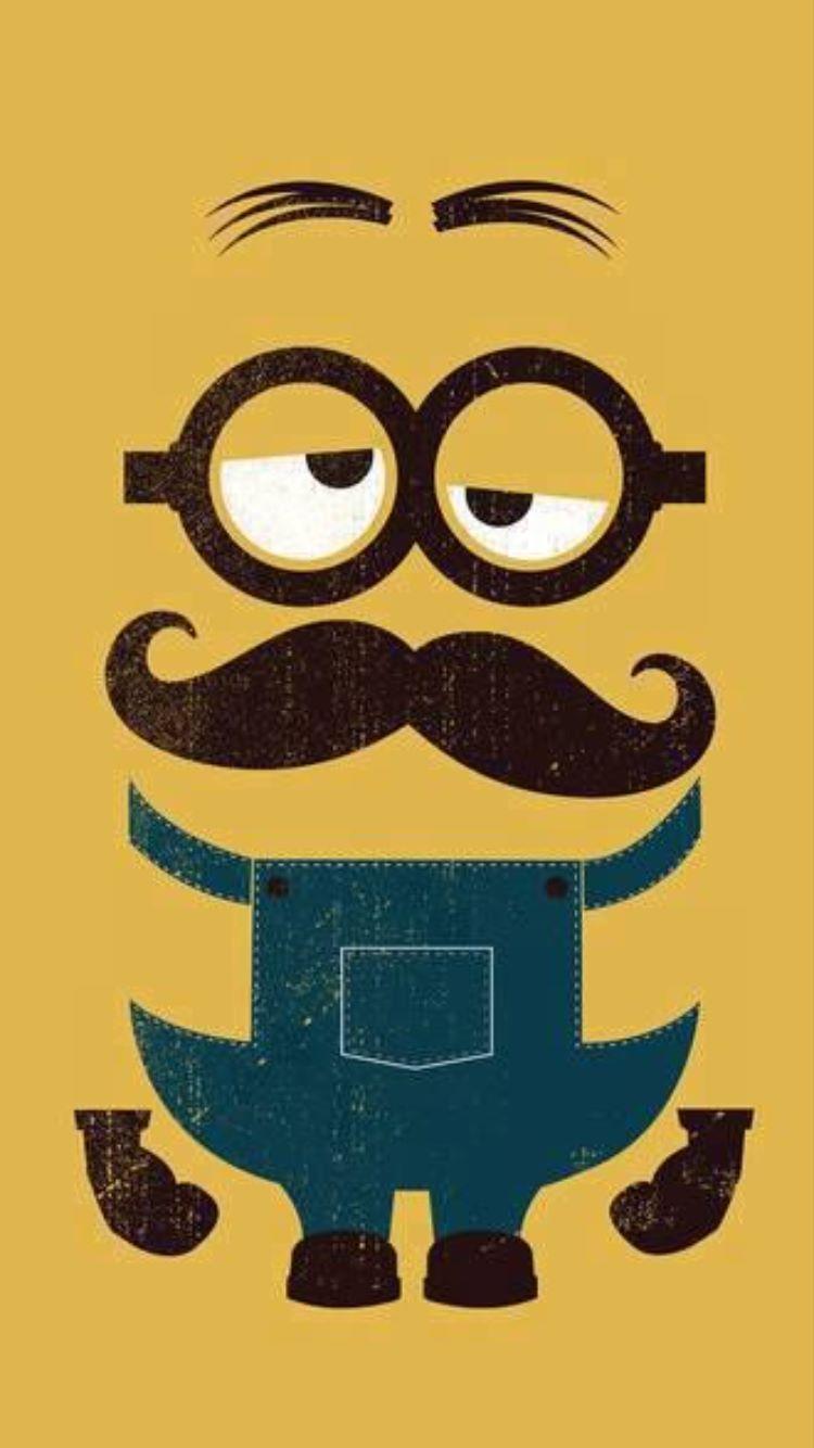 750x1334 Cute Mustache Wallpaper (750x1334 px)