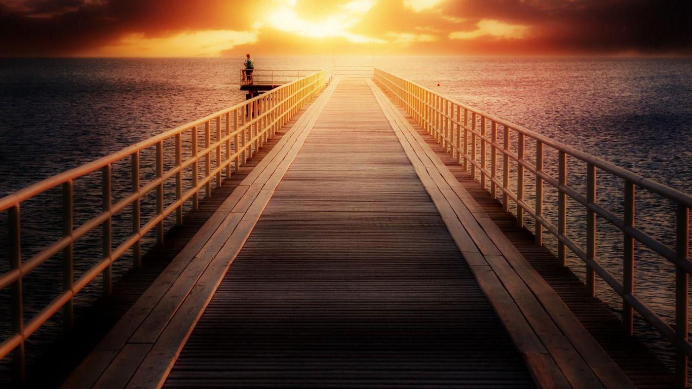 1366x768 Sunrays Wallpaper, Background, Image. Design Trends