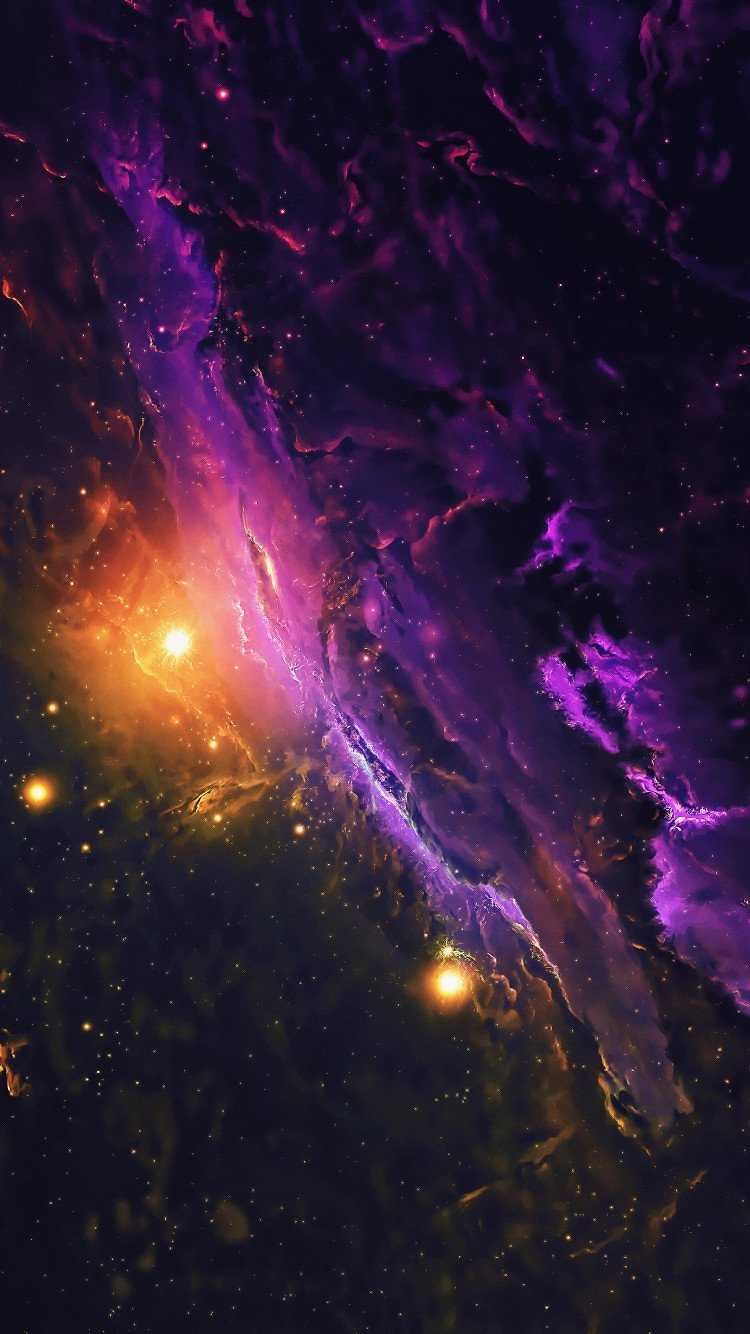 750x1334 Nebula Galaxy Space Stars Universe 4K HD Wallpaper (750x1334)