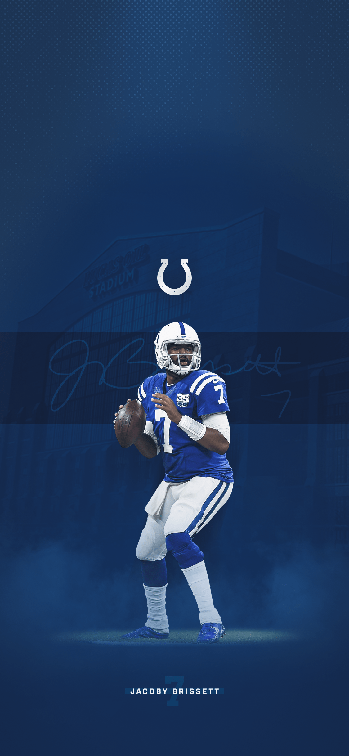 1125x2436 Colts Background