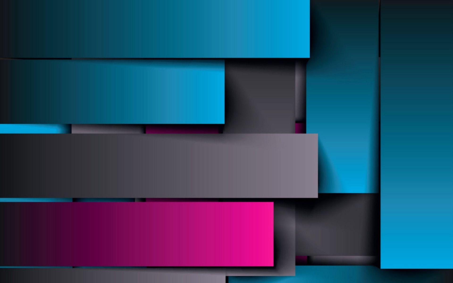 1920x1200 Shodow tỏa sáng hình nền trừu tượng màu xanh và hồng.  Đá hình nền HD