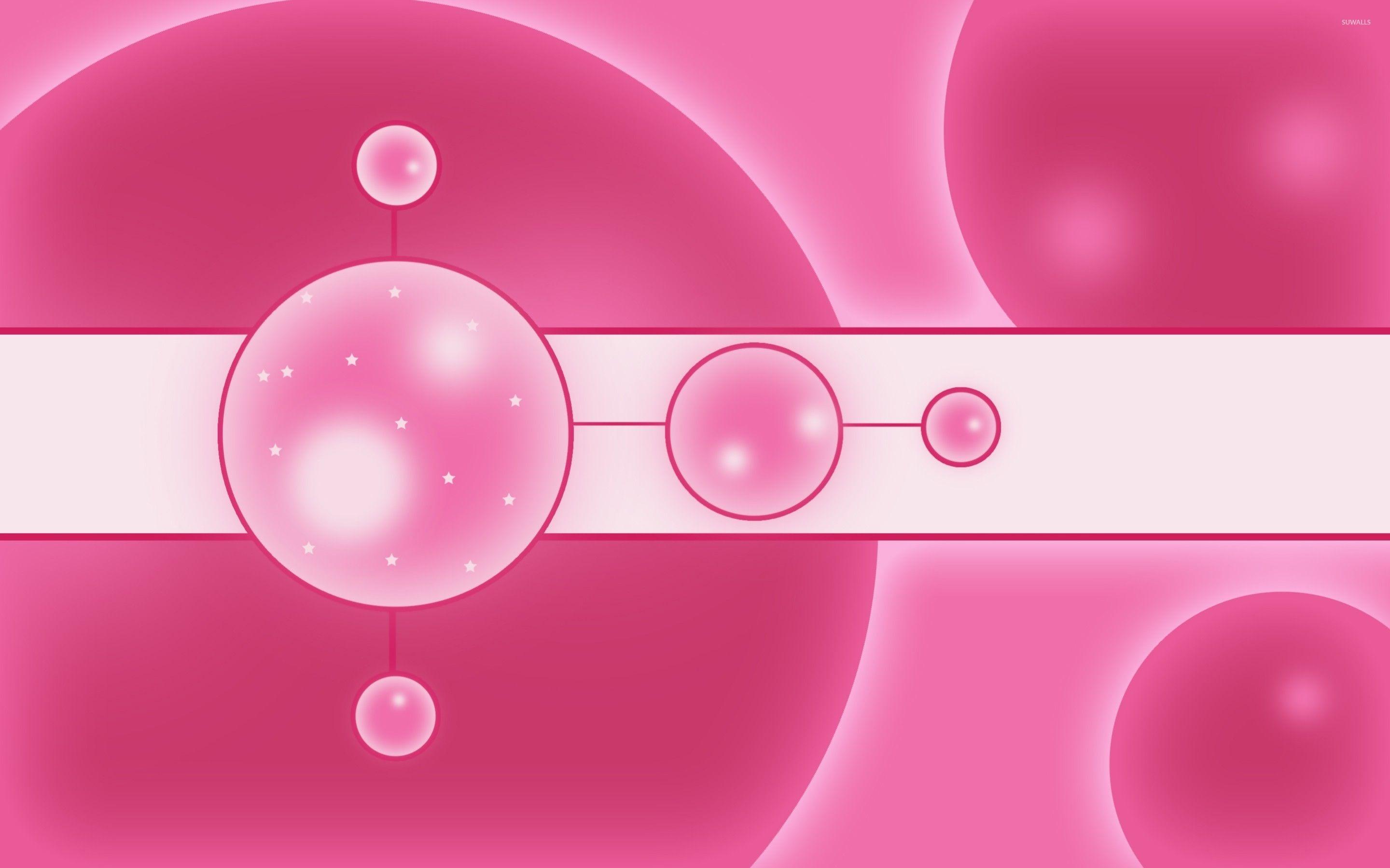 2880x1800 Pink circles wallpaper wallpaper