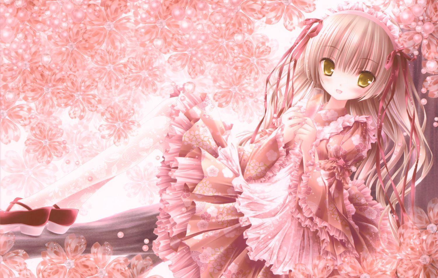 Anime Pink Wallpapers - Top Free Anime Pink Backgrounds - WallpaperAccess