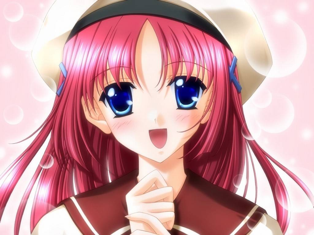 1024x768 Free download cute pink hair anime girl Anime amp Manga Wallpaper