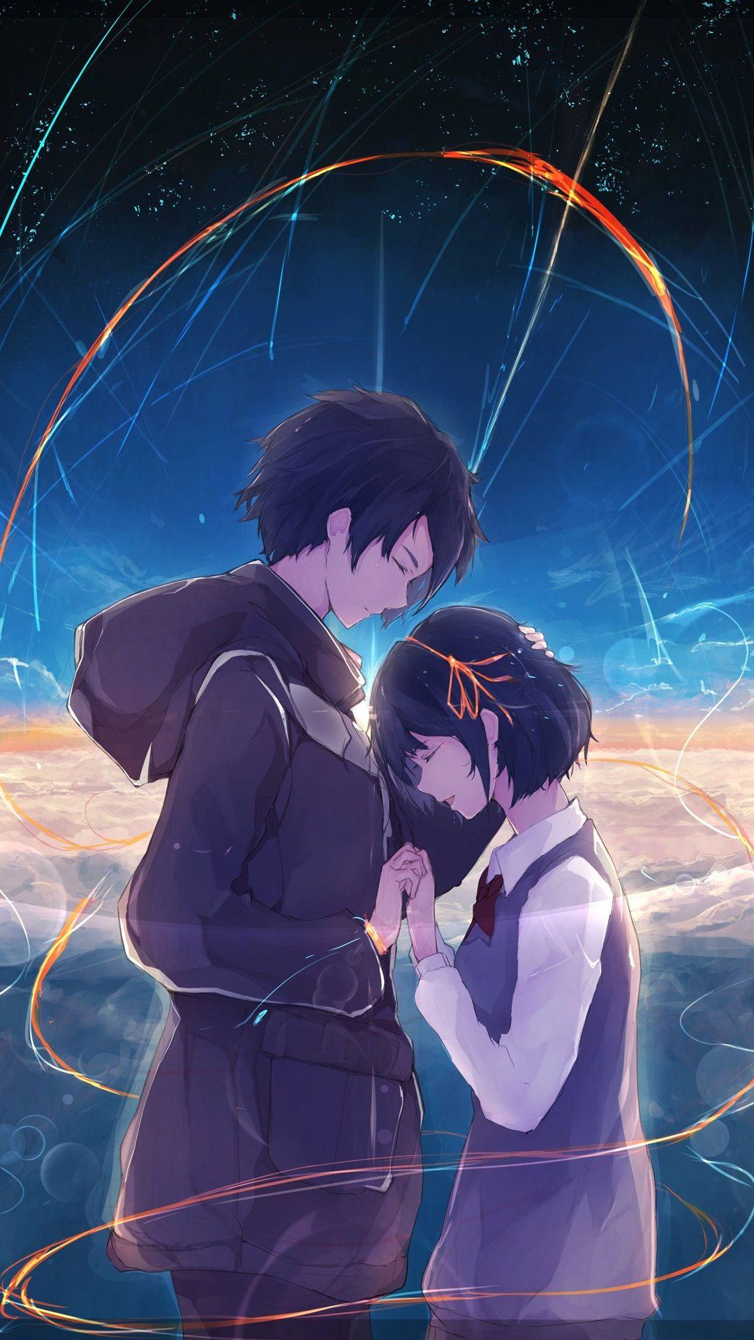 1080x1920 Your Name, happiness, boy and girl, anime 1125x2436 iPhone 11 Pro