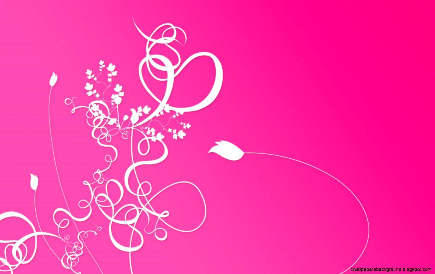1440x910 Pink Flower Abstract Wallpaper