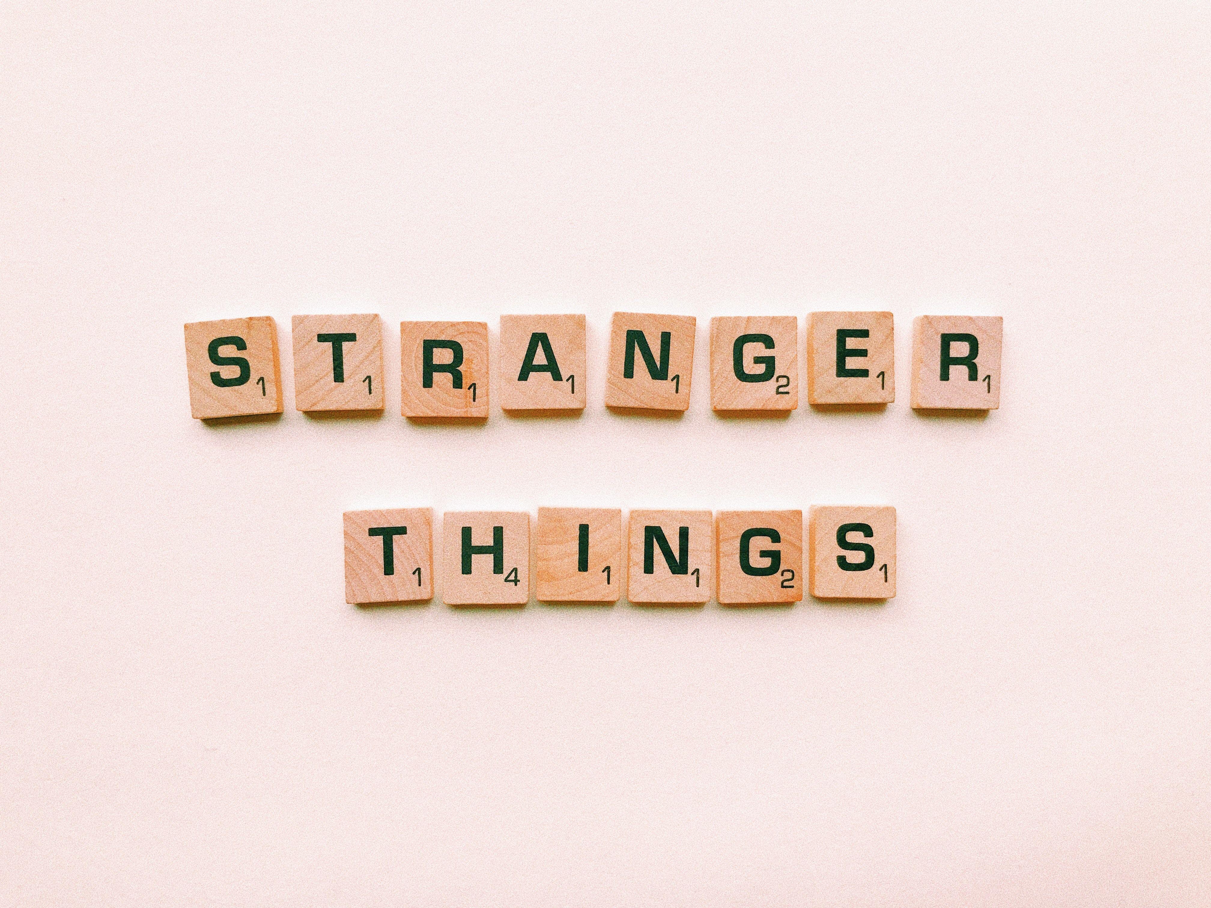 4032x3024 Stranger Things Letter Tiles · Free