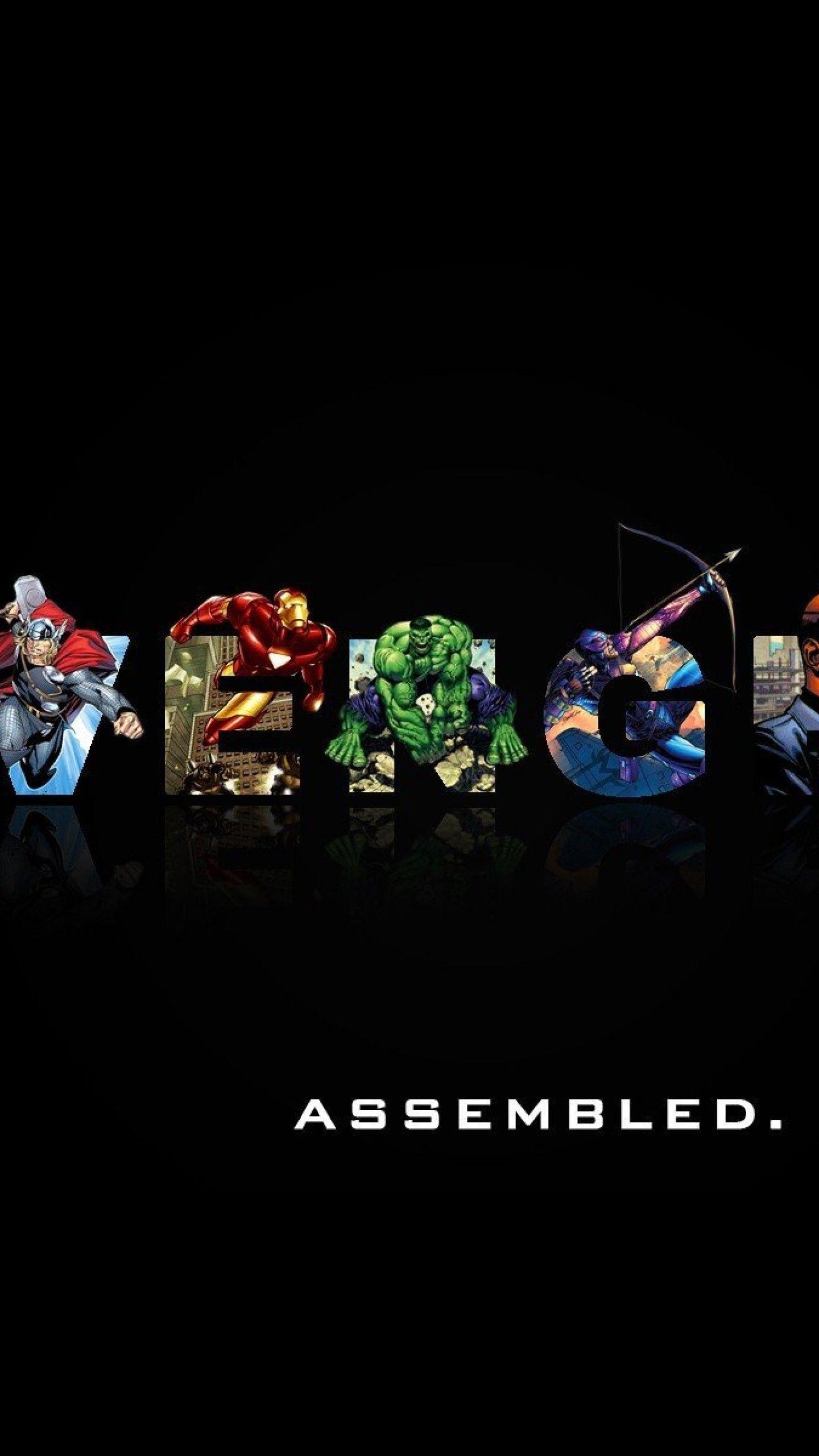 1440x2560 Minimalist Marvel