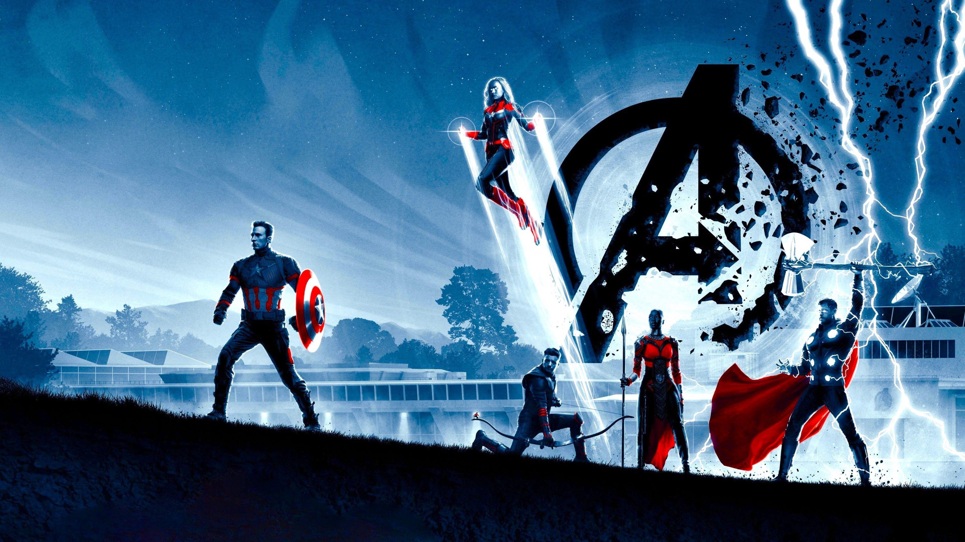 3840x2160 Avengers Endgame 2019 Poster Minimalist 1 2 4K 3840x2160 Ultra HD