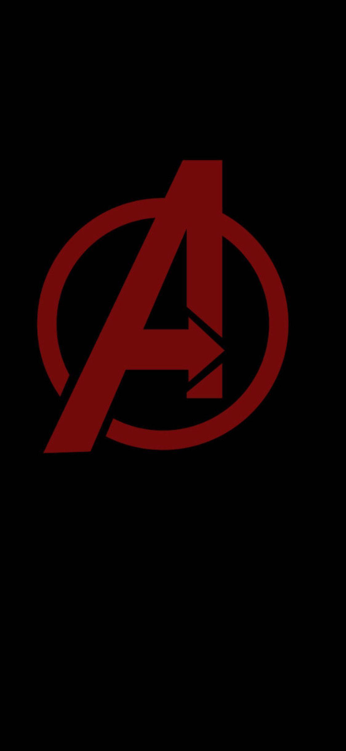 1125x2436 Avengers Minimal Logo iPhone XS, iPhone iPhone X HD 4k
