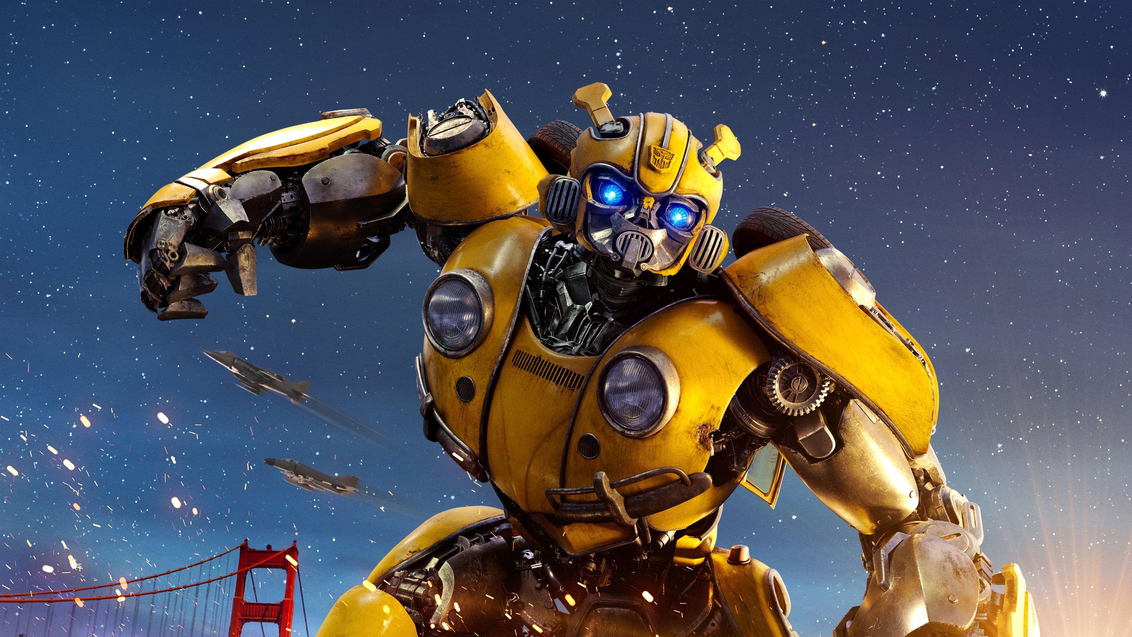 3840x2160 Wallpaper Transformers, Bumblebee, robot 3840x2160 UHD 4K Picture