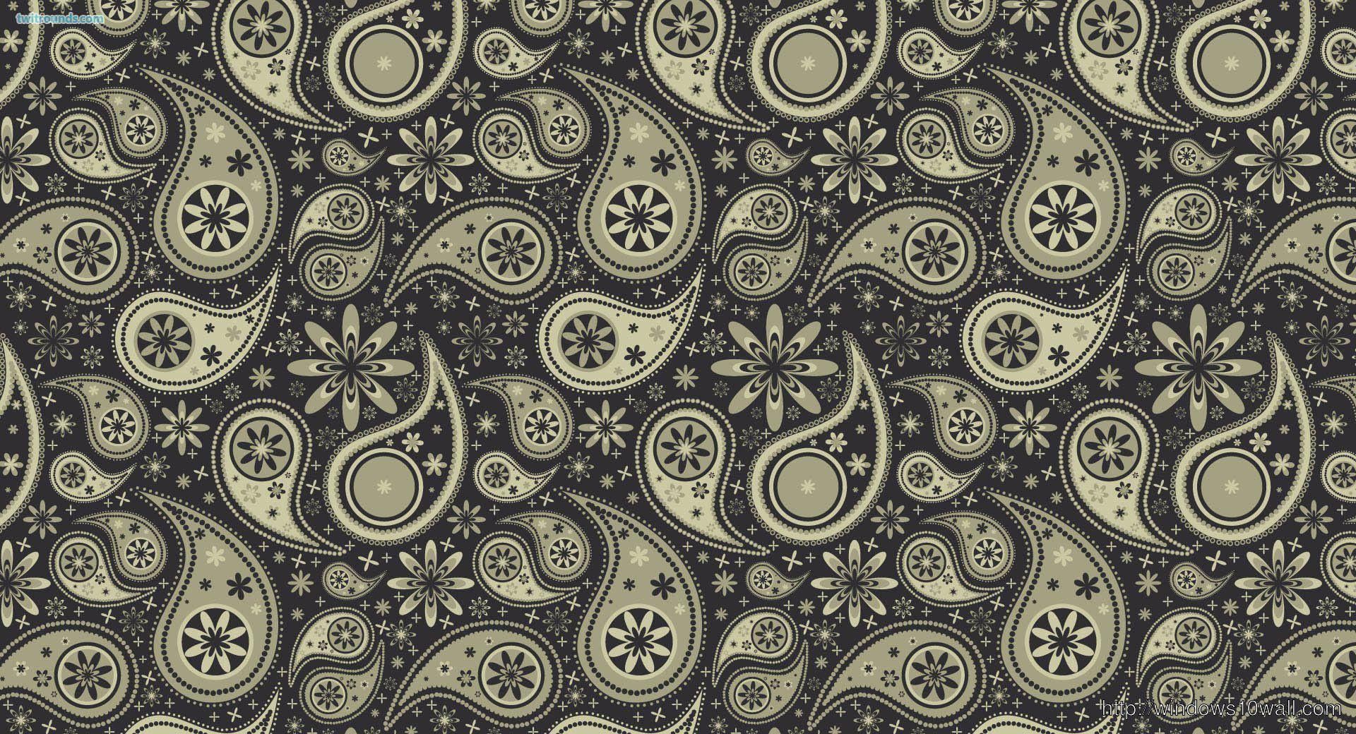 Download Black Paisley Print On Wood Wallpaper  Wallpaperscom