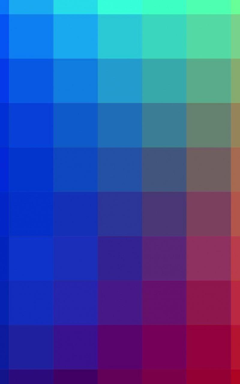 800x1280 Colorful, squares, gradient, abstract, 800x1280 wallpaper