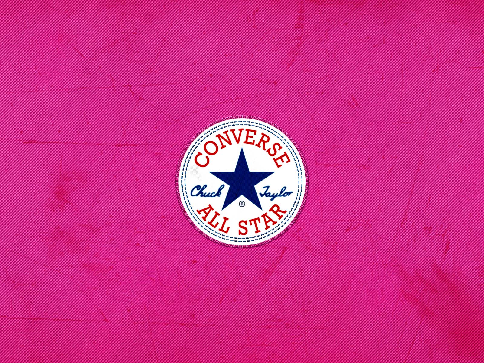 1600x1200 Converse All Star HD Logo Pink Background Download Free Wallpaper