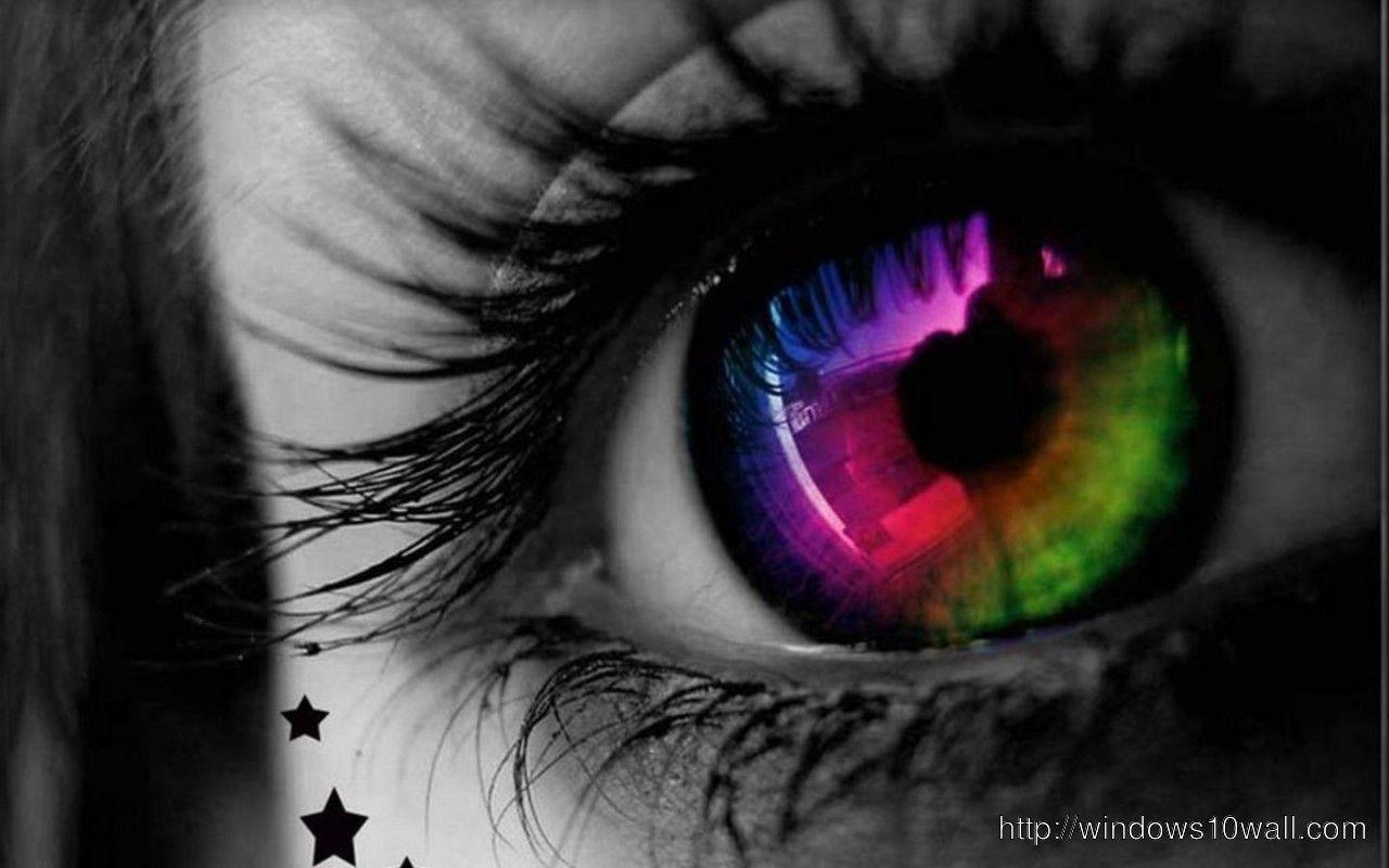 1280x800 Free Beautiful Girls Eye 1280x800 HD Wallpaper