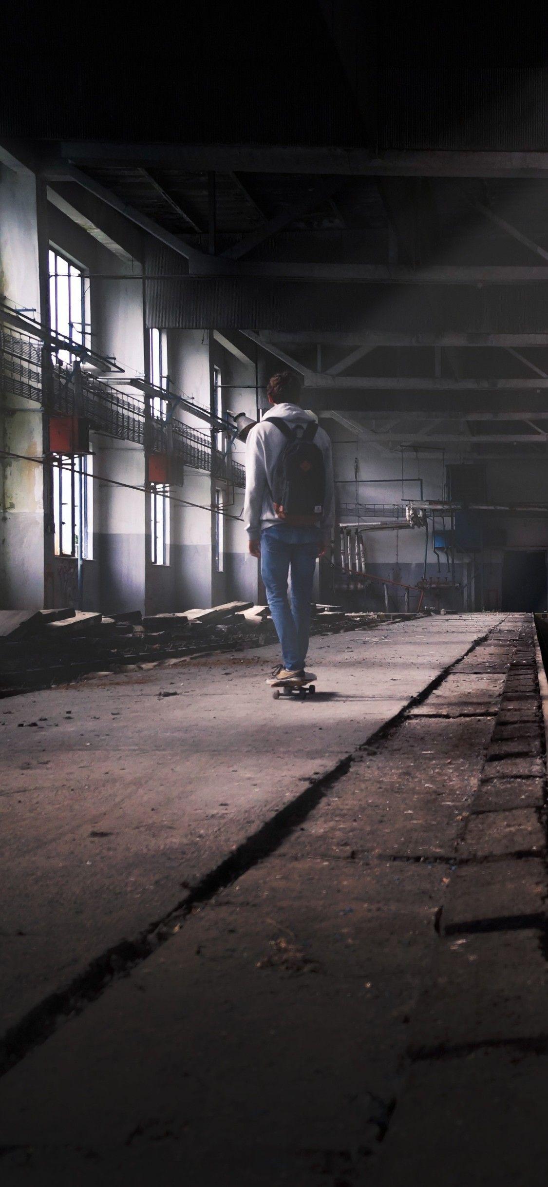 1125x2436 Abandoned Skater Boy iPhone XS, iPhone iPhone X HD 4k Wallpaper, Image, Background, Photo and Picture