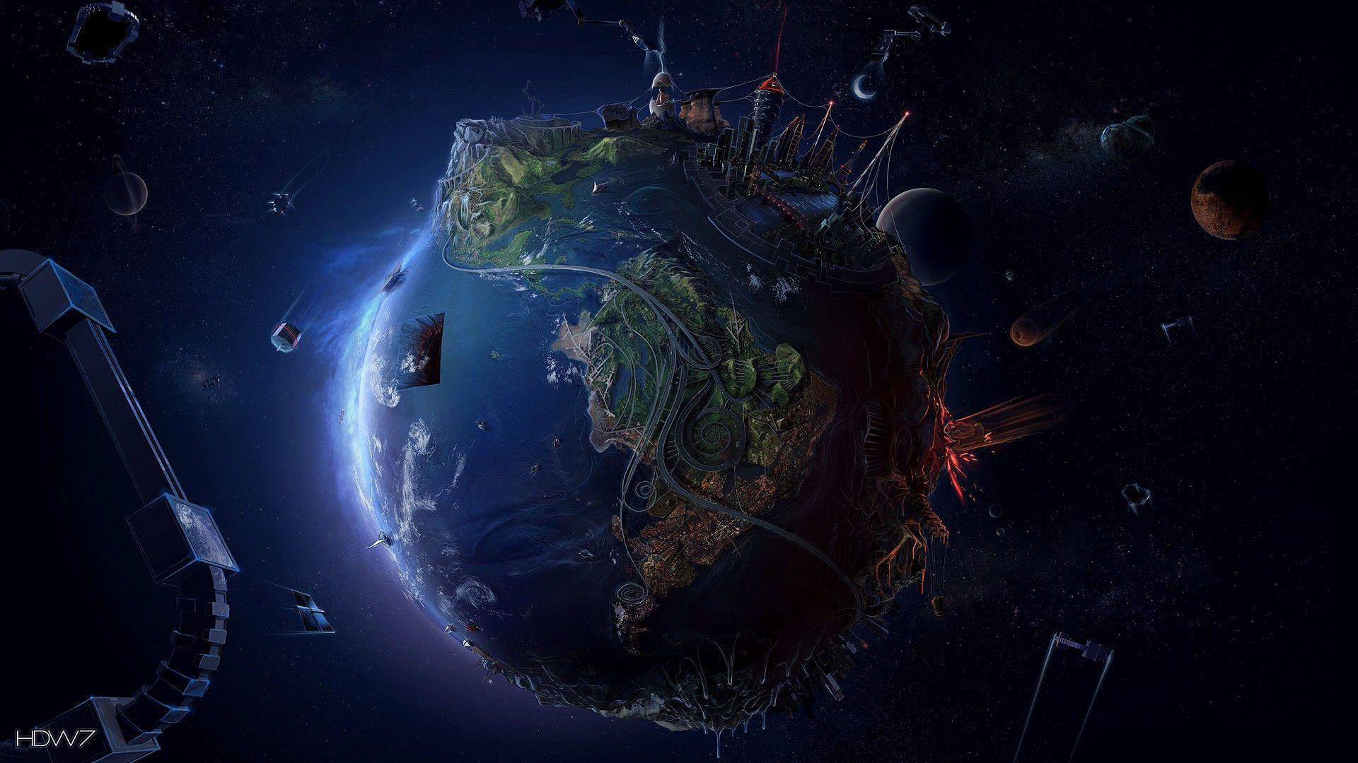 1920x1080 fantasy planet earth HD wallpaper. HD wallpaper gallery