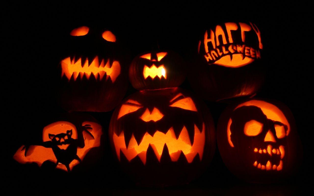 1280x800 Halloween Pumpkins desktop PC and Mac wallpaper