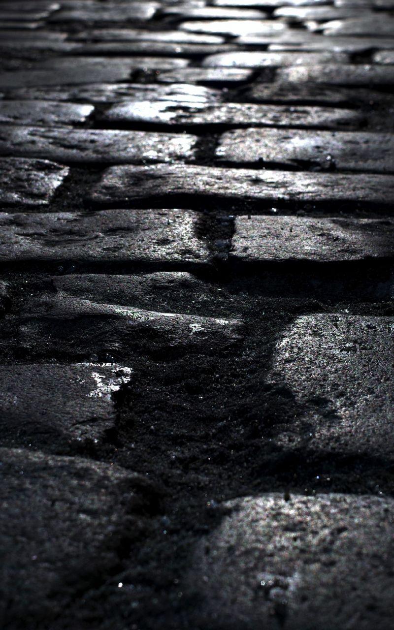 800x1280 Download 800x1280 wallpaper dark, texture, street, road, samsung